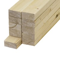 Letev za podkonstrukcije iz smrekovine/borovine oblana 19 mm x 44 mm x 2.000 mm