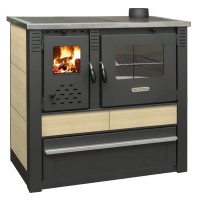 Pro-termo Kaminska peč Panonia desni izhod 10 kW bež