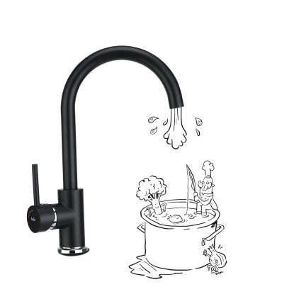 baliv Kuhinjska armatura KI-1831 Črna mat