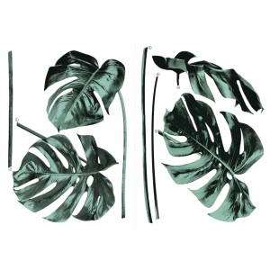 Komar Stenske nalepke Monstera Deliciosa 70 cm x 50 cm