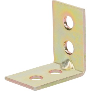 Vezni kotnik rumen pocinkan 30 mm x 30 mm x 14 mm