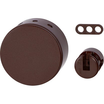 OBI Komplet razdelilnih rozet Ø 70 mm Rjav