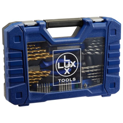 LUX-TOOLS Komplet svedrov, vijačnih nastavkov in orodja 101-delen