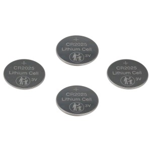 Gumbna baterija litij CR 2025 4 kosi