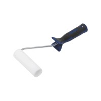 LUX-TOOLS Penasti valjček konkavni mehki 2K-ročaj črno-moder 10 cm