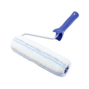 LUX Akrilni valjček podložen 2K-mehki ročaj Črno-modre barve 25 cm