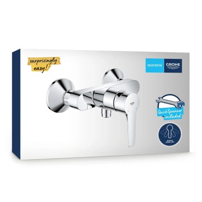 Grohe QuickFix Enoročna armatura za prho Start Alira krom za stensko montažo