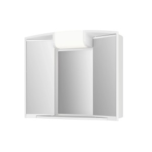 Jokey Omarica z ogledalom Angy 50 cm x 59 cm x 15 cm bela