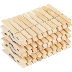 Lesene ščipalke za perilo 50 kosov