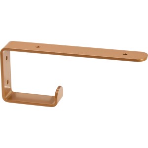 Kovinska konzola za garderobe 2 v kompletu za 8 cm x 20 cm Mat zlata