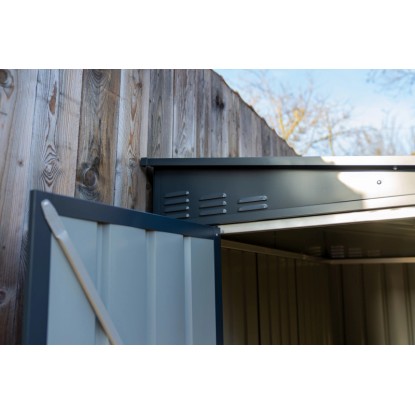Globel kovinski zidni rastlinjak Lean-To 58 Š x G: 144 cm x 234 cm Antracitna