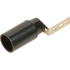 OBI Okov žarnice E14 črna gladko z kotnikom