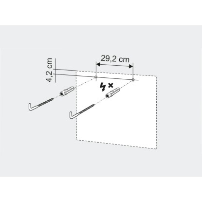 Sieper Omarica z ogledalom Latina 72 cm x 78 cm x 17 cm Bela