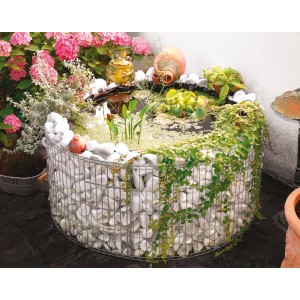 Gabione Visoki ribnik Ø 92 cm