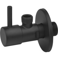 baliv Kotni ventil EV-3420 črn mat