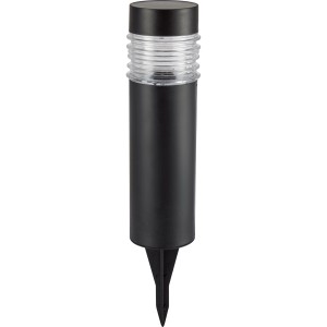 Solarna LED zemeljska svetilka črna 3 lm hladno bela