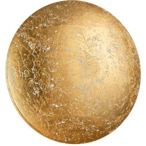 Trio LED stenska svetilka Chiros zlate barve