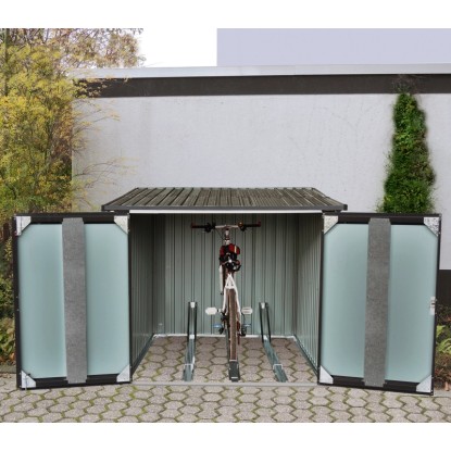 Floraworld Garaža za kolesa 163,5 cm x 204 cm