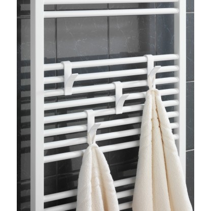 Wenko Kavelj za kopalniške radiatorje, bel, 2 v kompletu