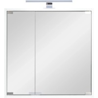 Omara z ogledalom Top I LED bela 60 cm FSC