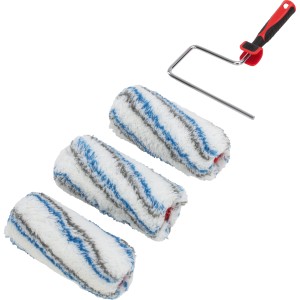 Komplet barvnih valjčkov za grobe stene 4-delni.