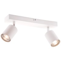 Brilliant LED stropni reflektor Taio 2-plamenski bel 35,5 cm