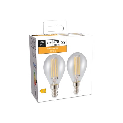 Sijalka E14 v obliki krogle 4,2 W