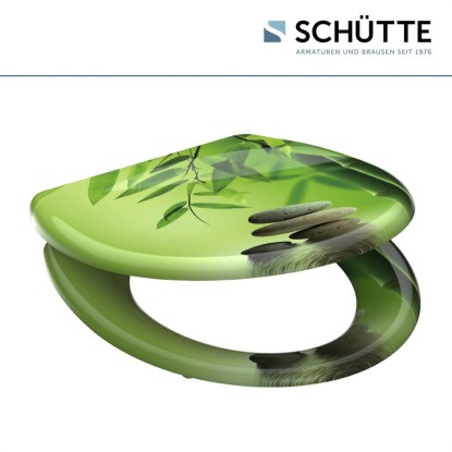 WC-deska Schütte Green Garden duroplast avtomatsko spuščanje hitro odpenjanje