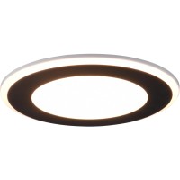 Trio Vgradni reflektor LED Aura 10 W 1040 lm črn mat