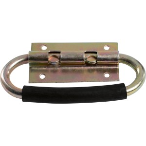 Ročaj za zaboje rumeno pocinkan 130 mm x 45 mm