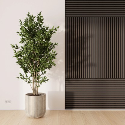 DenPanels Akustična stenska obloga 120 cm x 60 cm črna