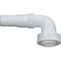 Kotni cevni vijačni priključek 30,3 mm (G 1) bel
