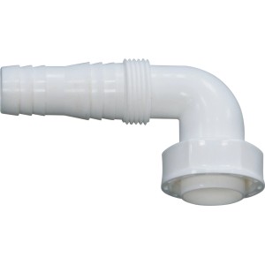 Kotni cevni vijačni priključek 30,3 mm (G 1) bel