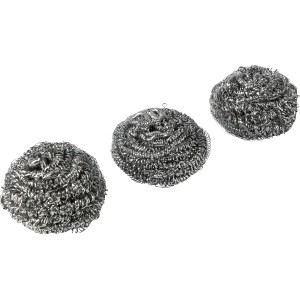 Čistilna gobica za posodo iz nerjavnega jekla 3 kosi