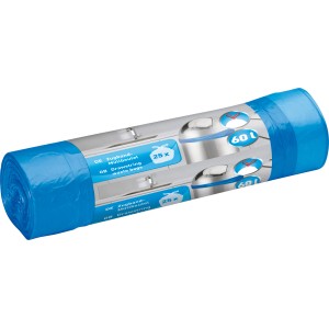 Vrečka za odpadke 60 l s potezno vrvico 25 kosov