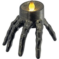 Roka iz umetne mase z LED-osvetlitvijo 8,5 cm črna