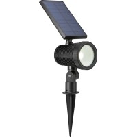 Solarni LED-reflektor črne barve