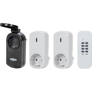 Komplet radijskih stikal 4-delni Notranji prostori in zunanje površine