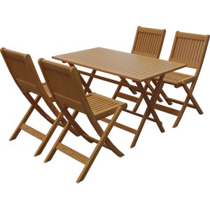 Sedežna garnitura Gracefield 5-delna akacijev les FSC