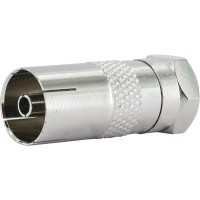 Schwaiger Adapter IEC-vtič/F-vtičnica
