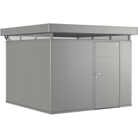 Biohort Kovinska vrtna hiška za orodje CasaNova kremenčevo siva 3 m² z eno vrati