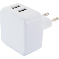 Schwaiger USB adapter za polnjenje 230 V 2 x USB vrata za vtičnico