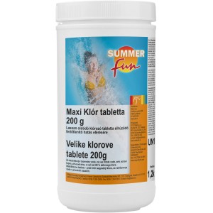 Summer Fun Velike klorove tablete počasi topne 1,2 kg