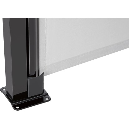 Stranska markiza Livingston 300 cm x 150 cm srebrno-siva