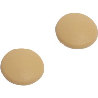 Vratni odbojnik samolepilni Ø 40 mm Bež 2 kosa