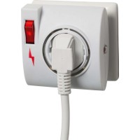 OBI Adapter s prenapetostno zaščito in samodejno nočno lučko