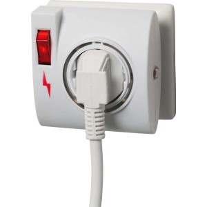 OBI Adapter s prenapetostno zaščito in samodejno nočno lučko