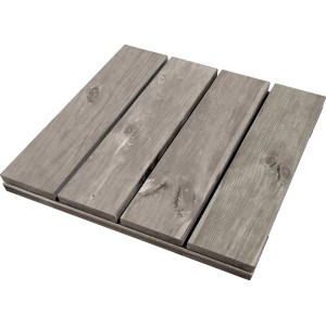 Lesena ploščica Siva gladka potopno impregnirana 50 cm x 50 cm x 4 cm