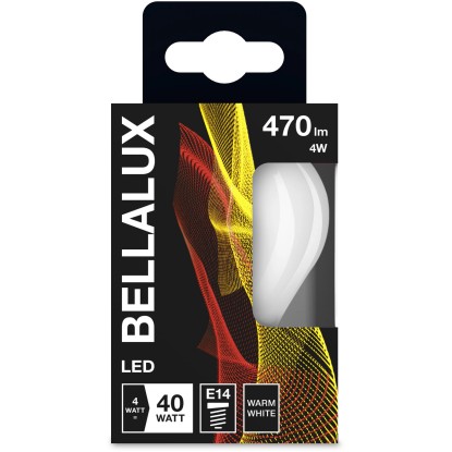 Bellalux LED sijalka v obliki trobente, Filament, mat E14 4 W 470 lm topla bela