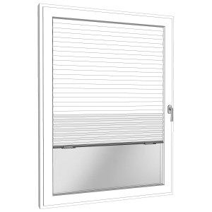 Lepilni plise 90 cm x 190 cm bela